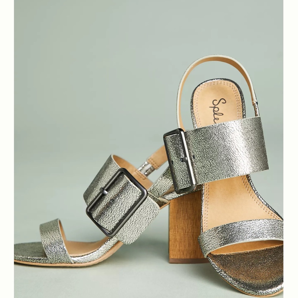 NWOT. Size8. Gorgeous Silver Heels from Splendid.  Never worn